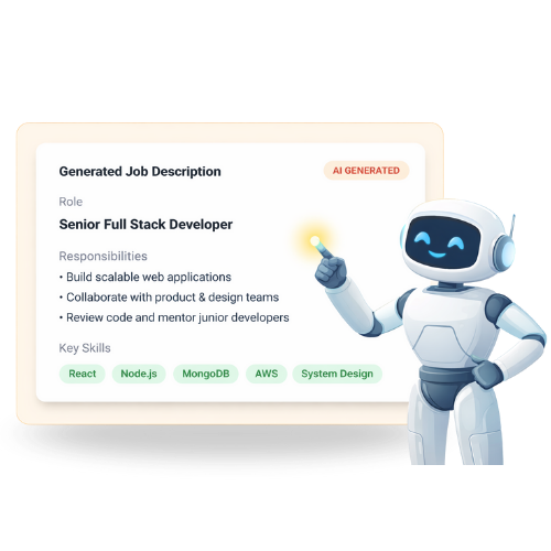 AI job description generator preview
