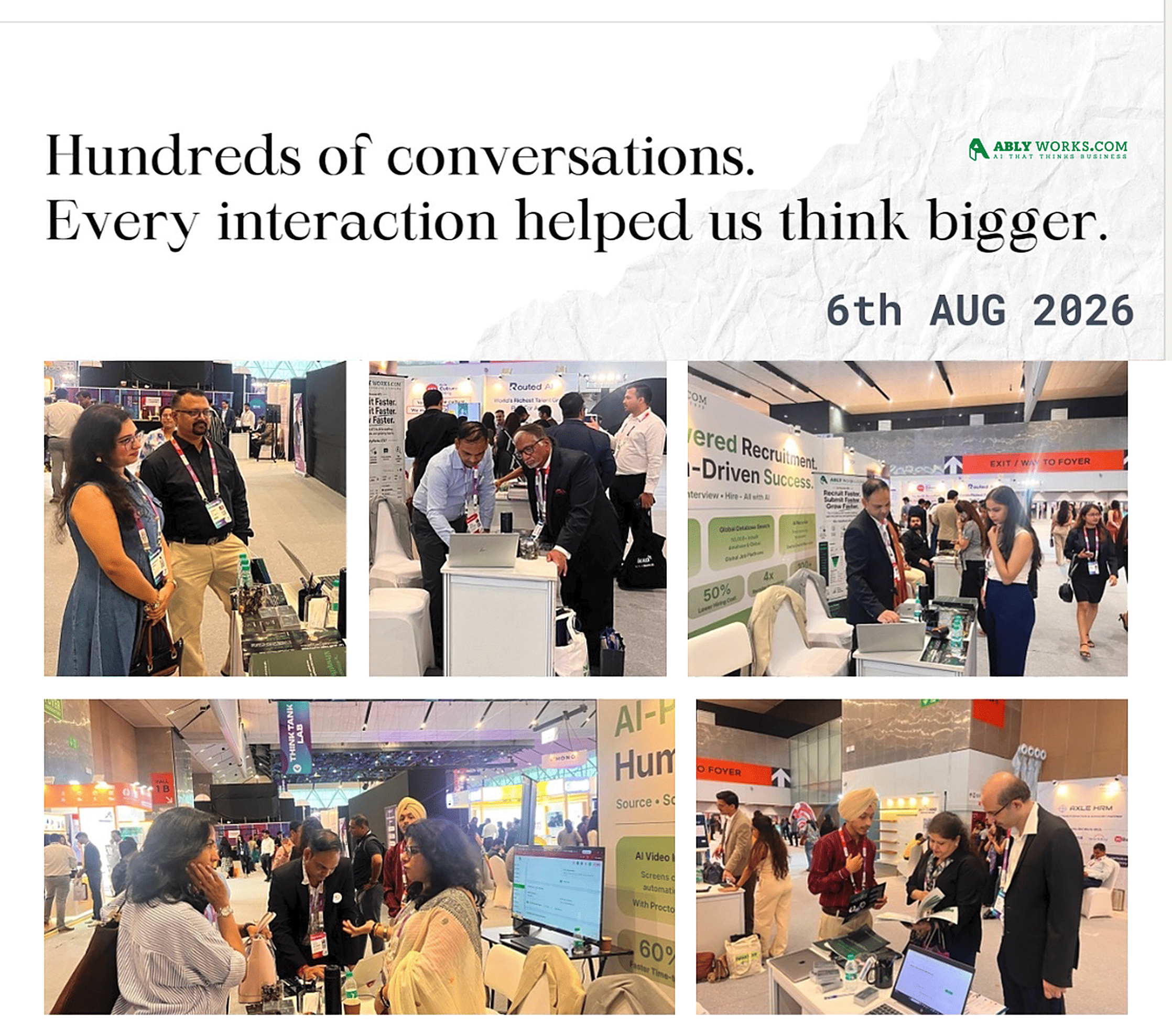 AblyWorks' AI Recruiter and ATS Draw Strong Enterprise Interest at TechHR India 2026