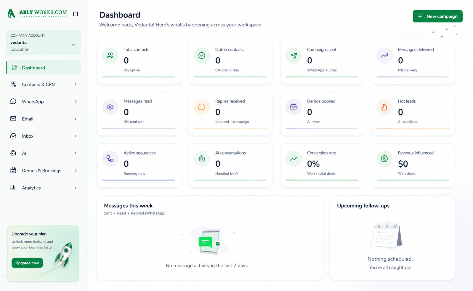 Reach Platform Dashboard